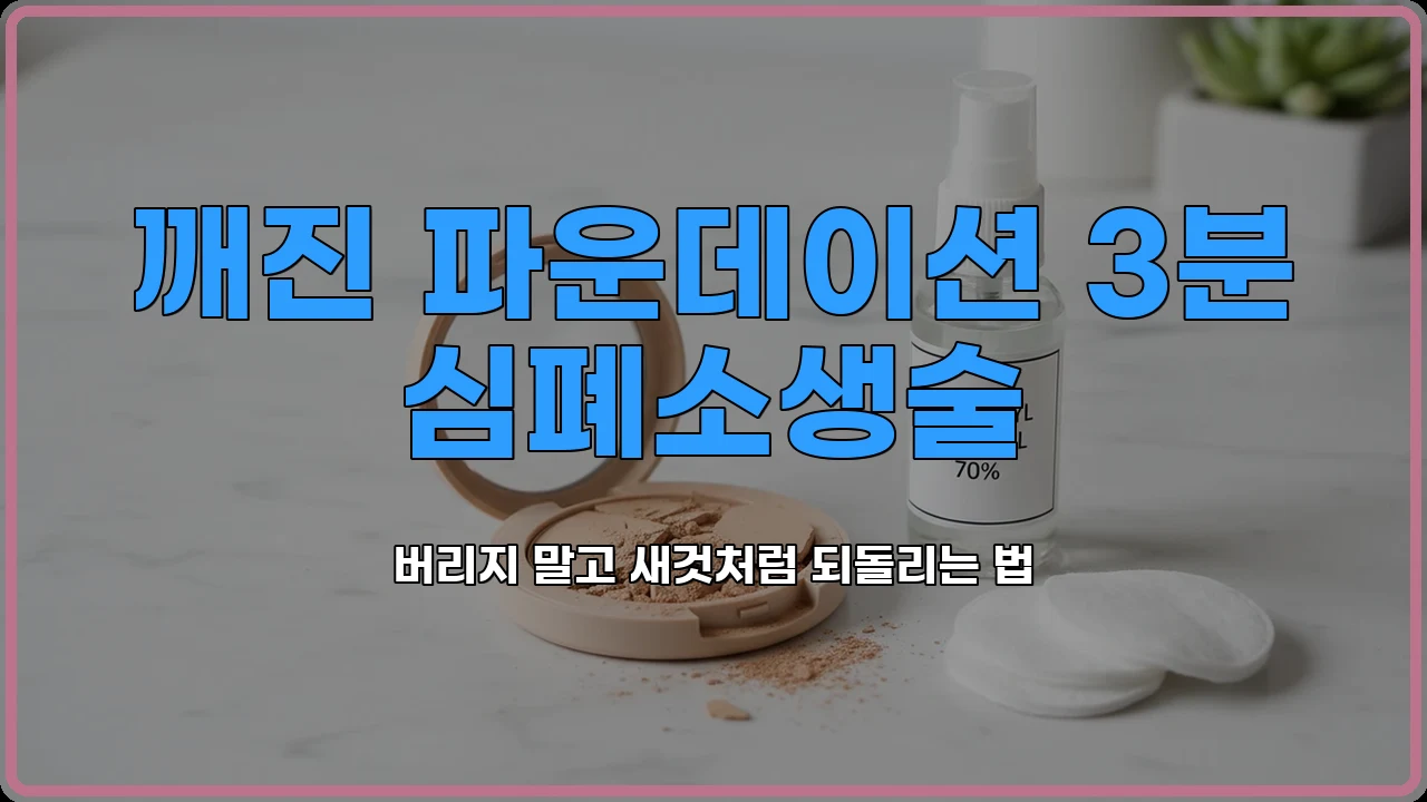깨진파운데이션