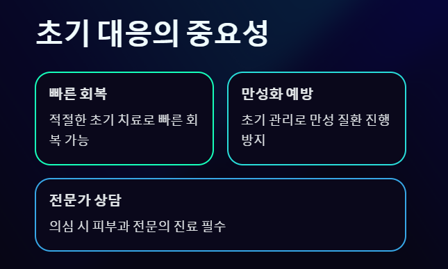 한포진 초기대응의 중요성