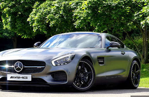 아우디 회색 자동차