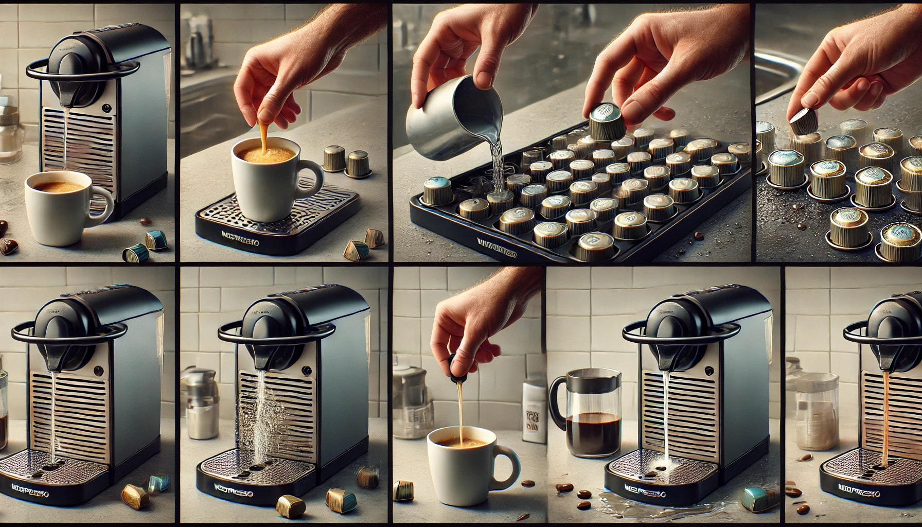 네스프레소 버츄오로 추출한 아이스 커피(청소 후 테스트)