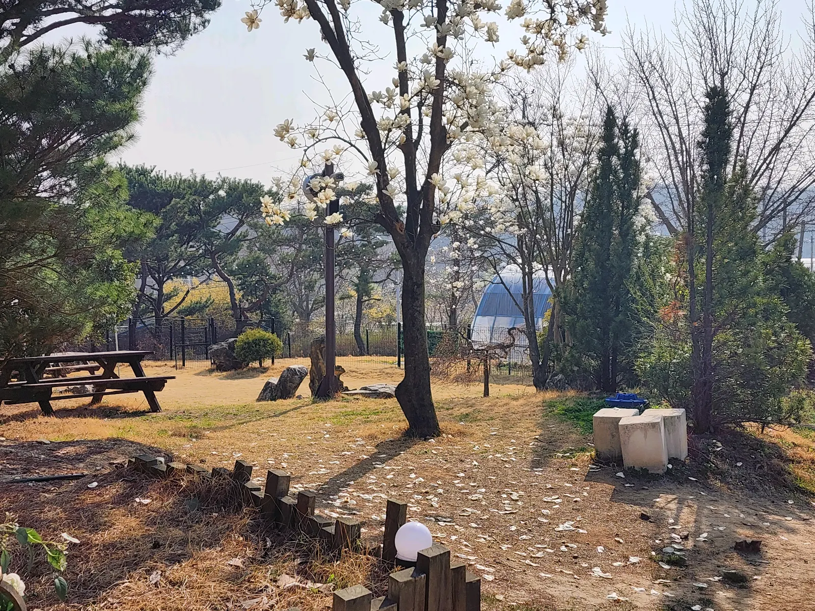 에스타시온 야외 정원