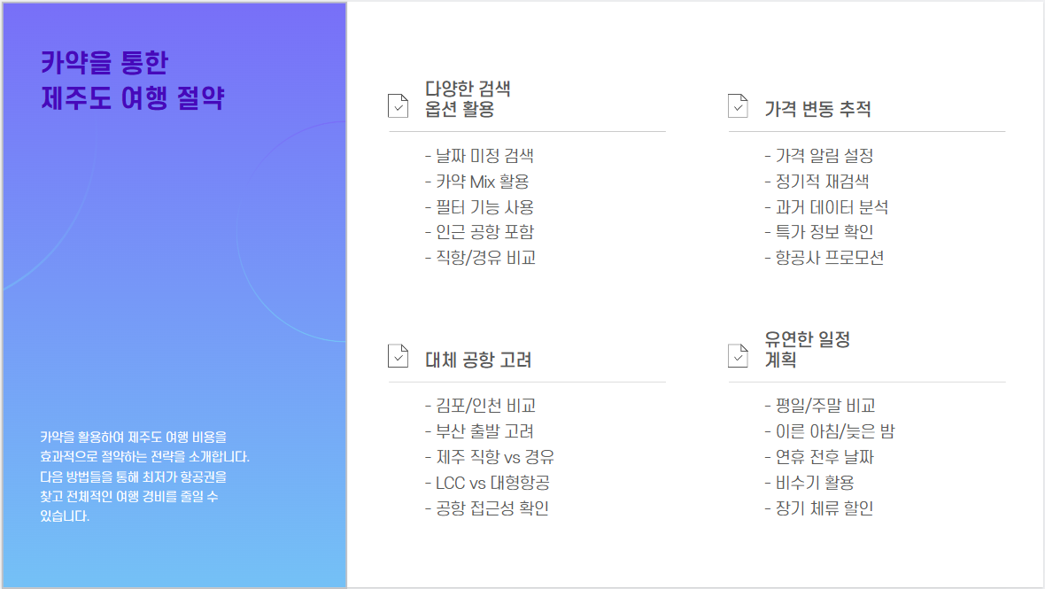 카약(KAYAK)으로 최저가 제주도 항공권 구매하는 방법 완벽 가이드
