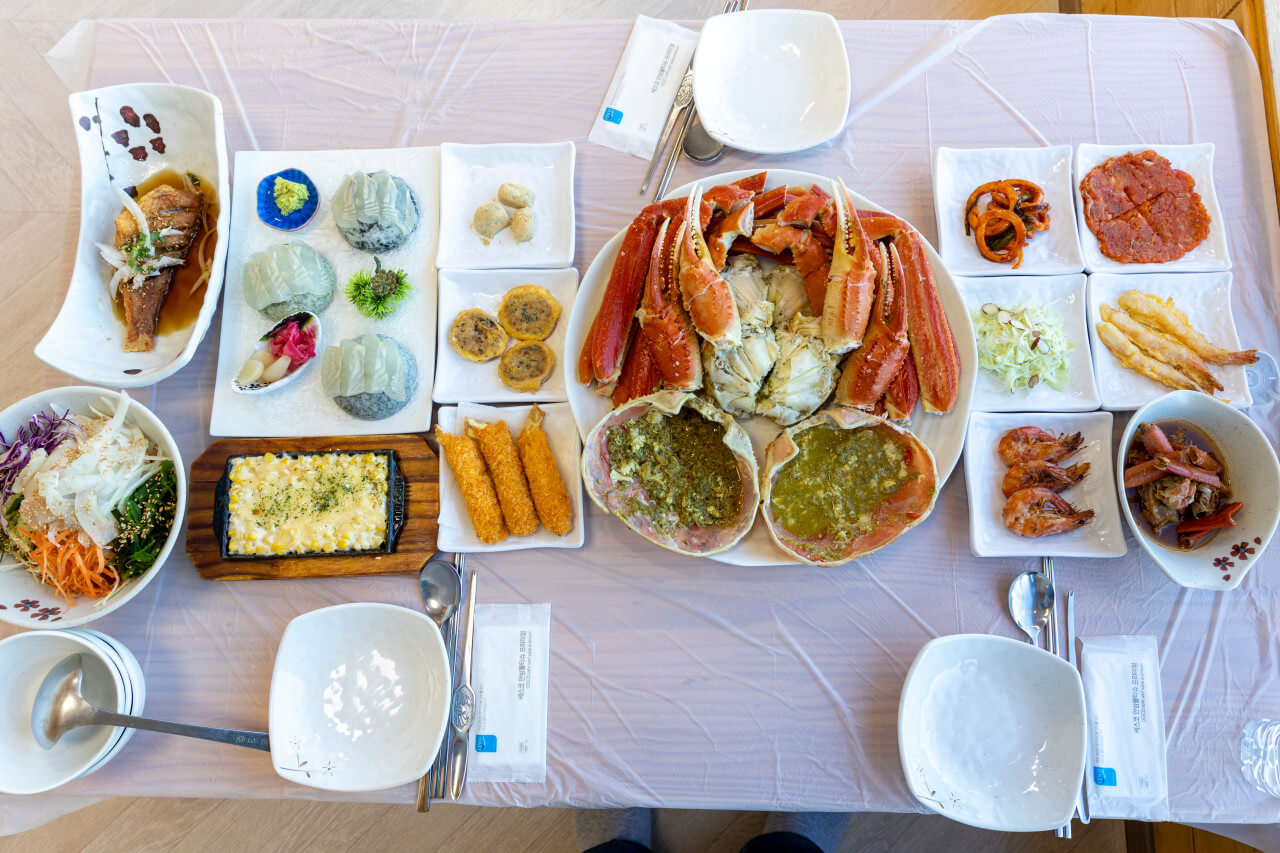 생방송오늘저녁 속초 대게 한 상 맛집 정보! 김대호의 주말N
