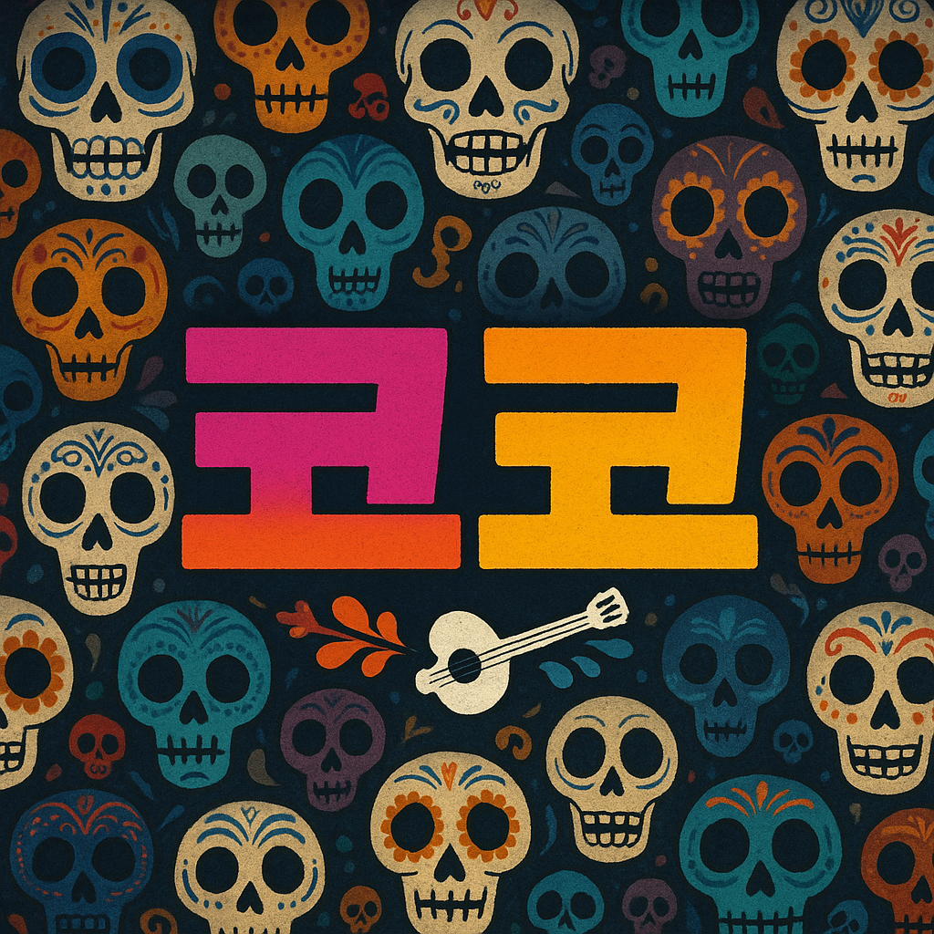 애니메이션 코코 해골 기타 저승