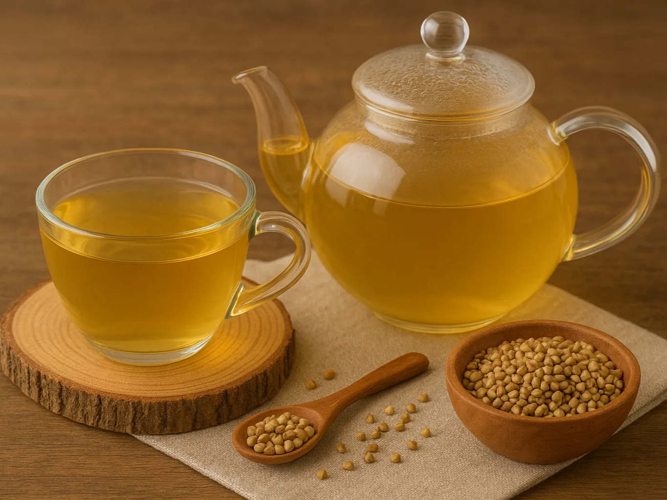 심혈관 질환 예방에 도움을 주는 메밀차