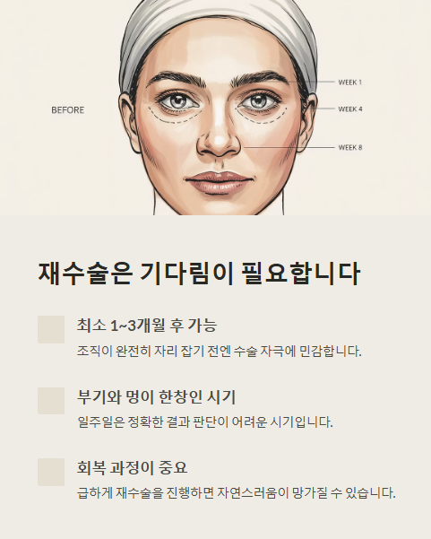 재수술은 기다림이 필요 합니다