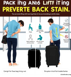 허리디스크와 여행 가방