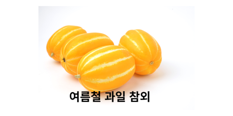 여름철 과일 참외
