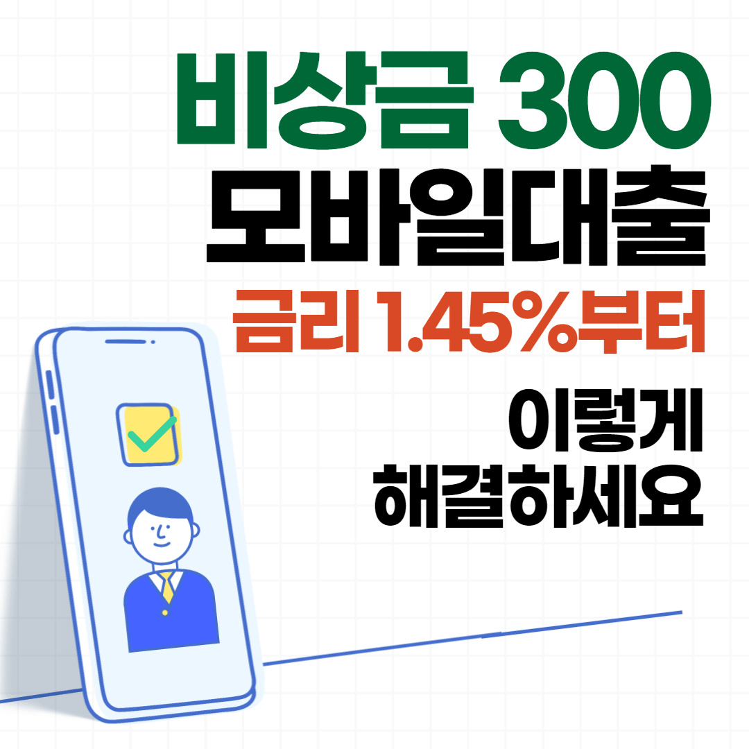 비상금대출 300만원 신청