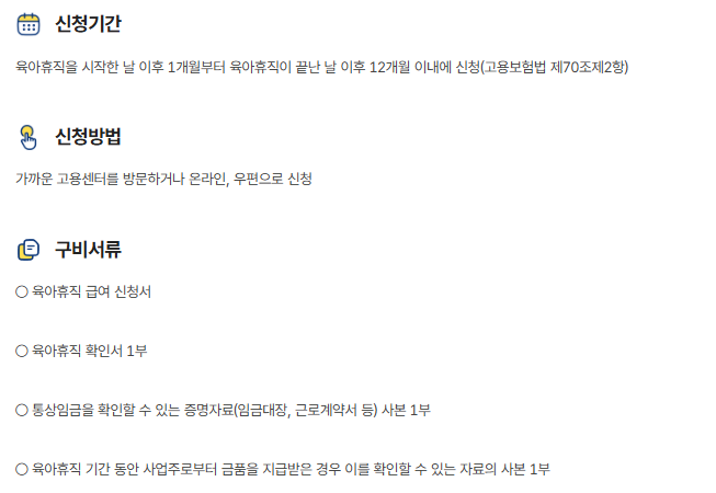 육아휴직급여상한