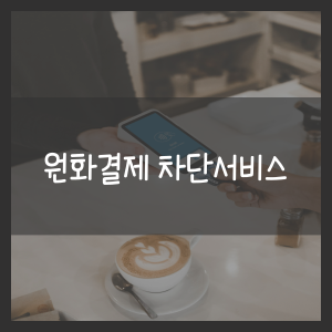 원화결제 차단서비스