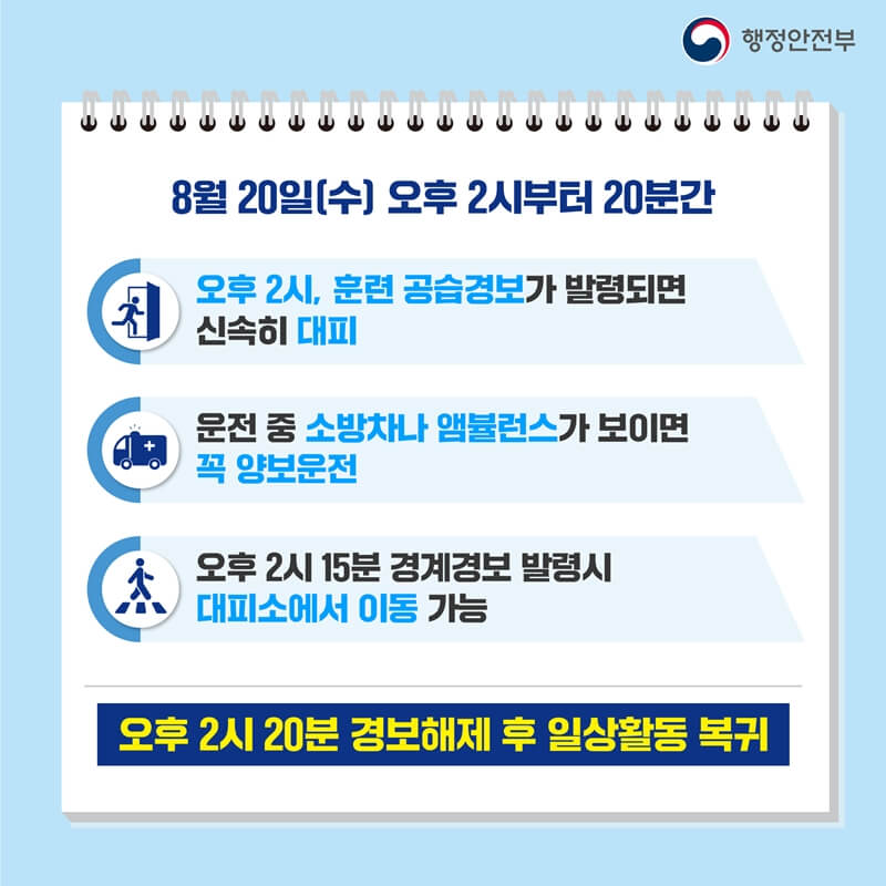 민방위 훈련