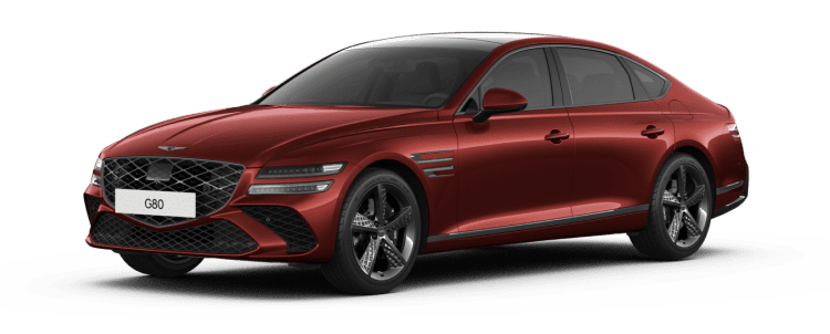 제네시스 G80 부분변경 색상: 케빈디쉬 레드(스포츠 전용)