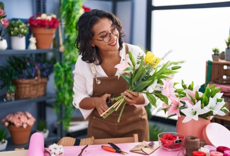 꽃 판매 오프라인 뿐만아니라 온라인에도 활약하는 플로리스트 사진