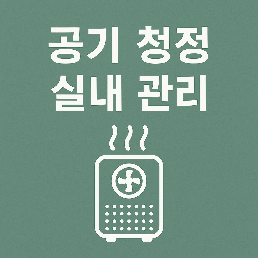공기 청정 실내 관리