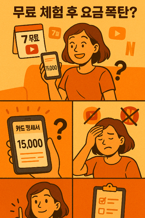 무료 체험 후 요금 폭탄? 유튜브·넷플릭스 자동결제 막는 법