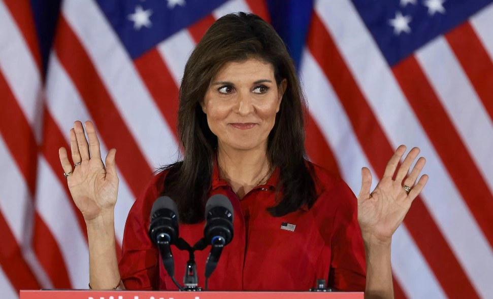 공화당 경선 후보 론 디샌티스와 니키 헤일리