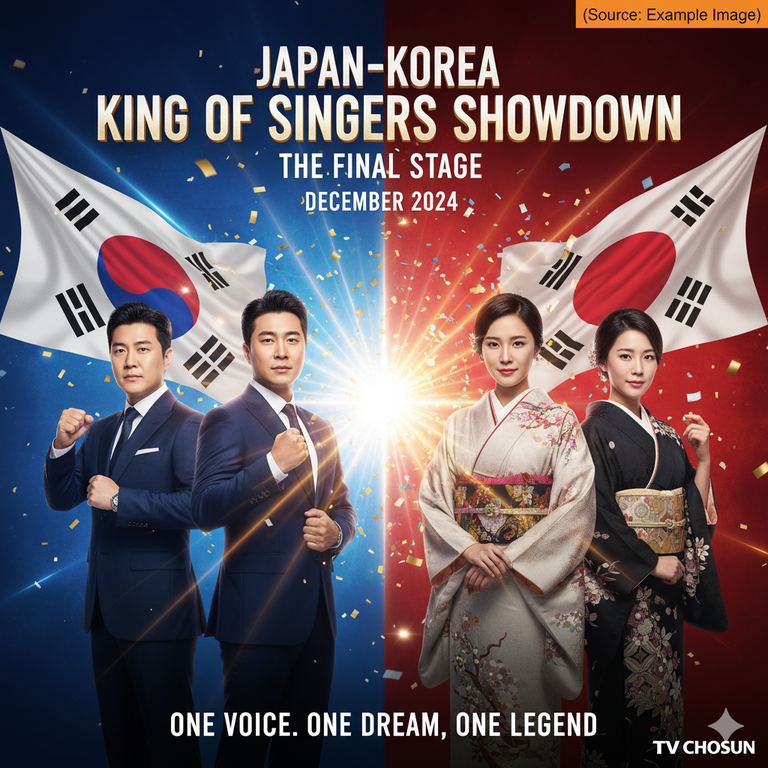 ▲ '한일가왕전' 최종 무대 포스터 (예시 이미지)