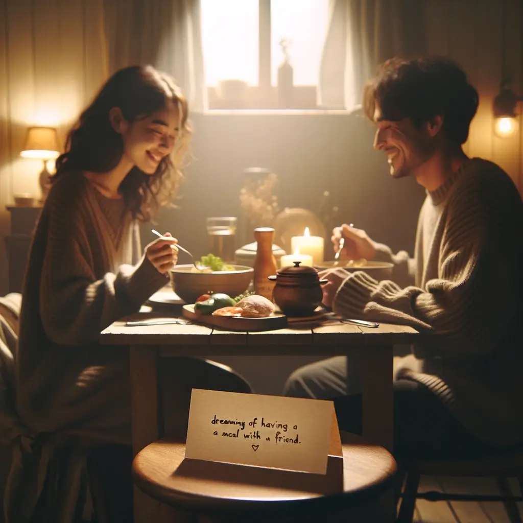 친구랑 밥 먹는 꿈 해몽