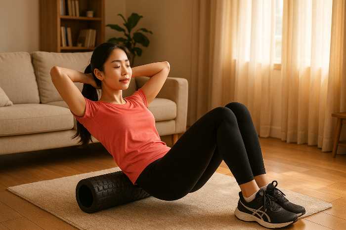 러닝 후 폼롤러