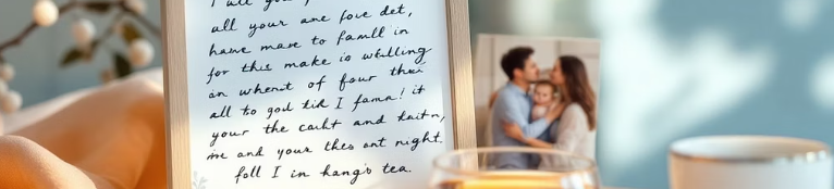 손 편지 + 감성 아이템