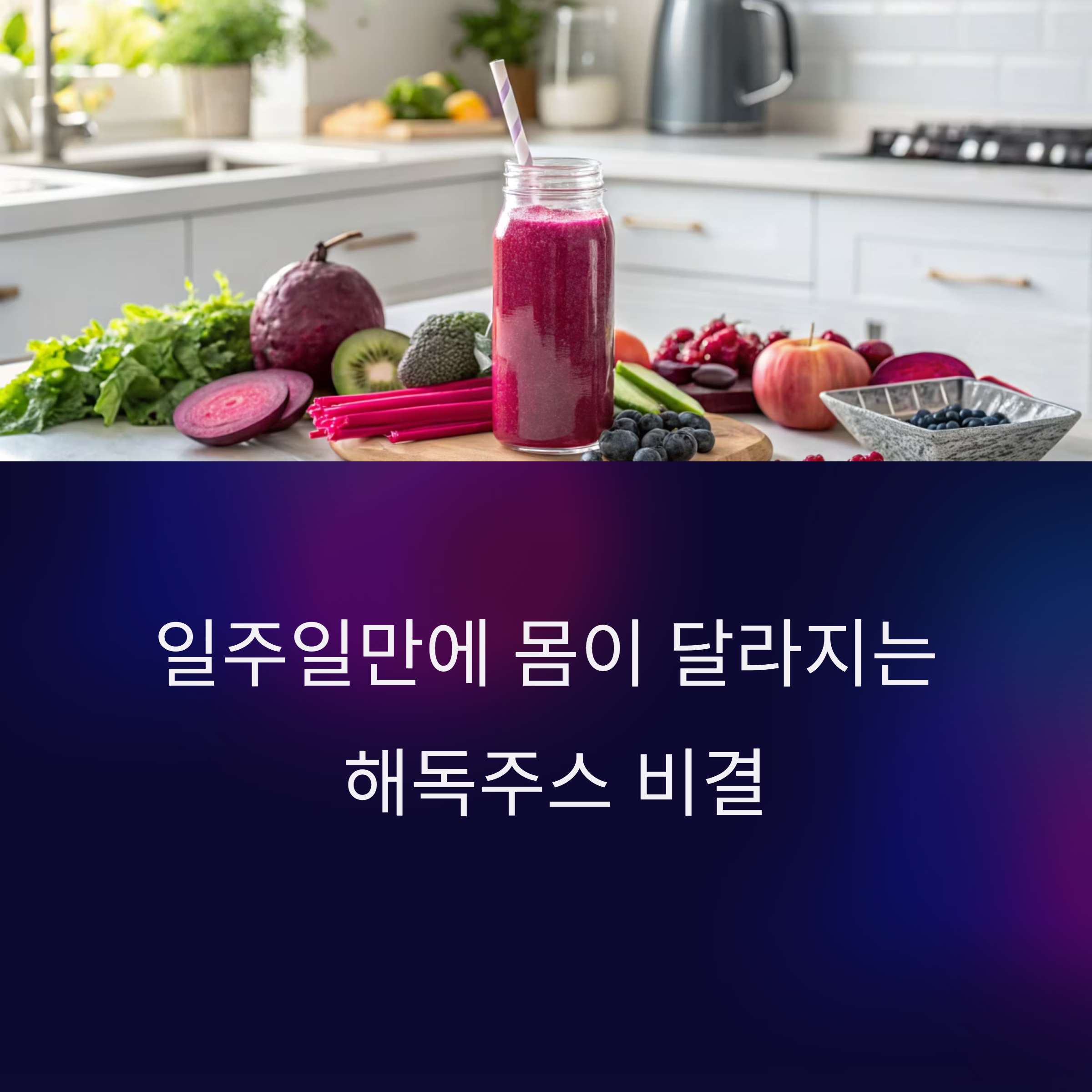 해독주스 레시피 공개