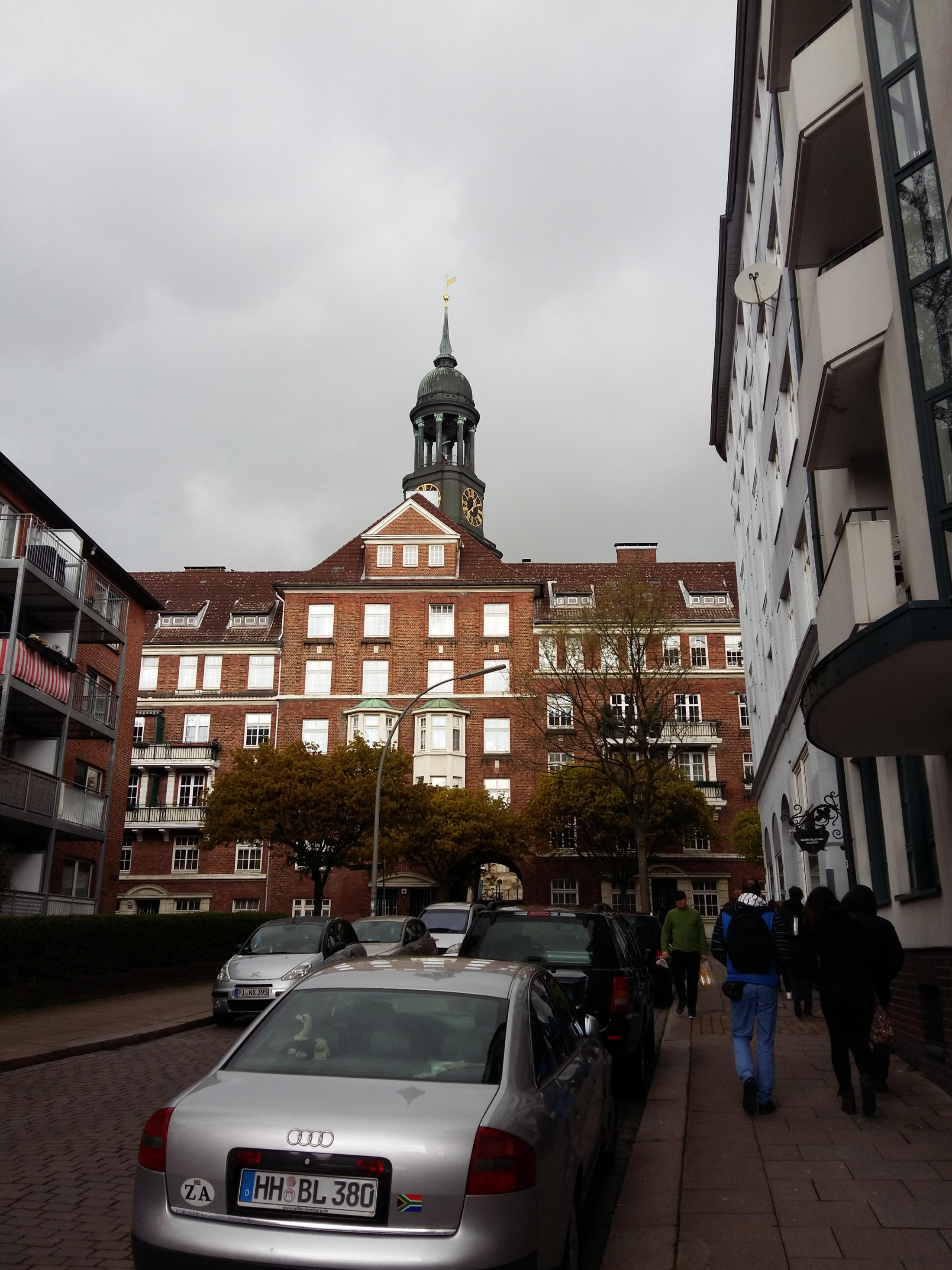 독일 함부르크 성 미카엘 교회 뒷편