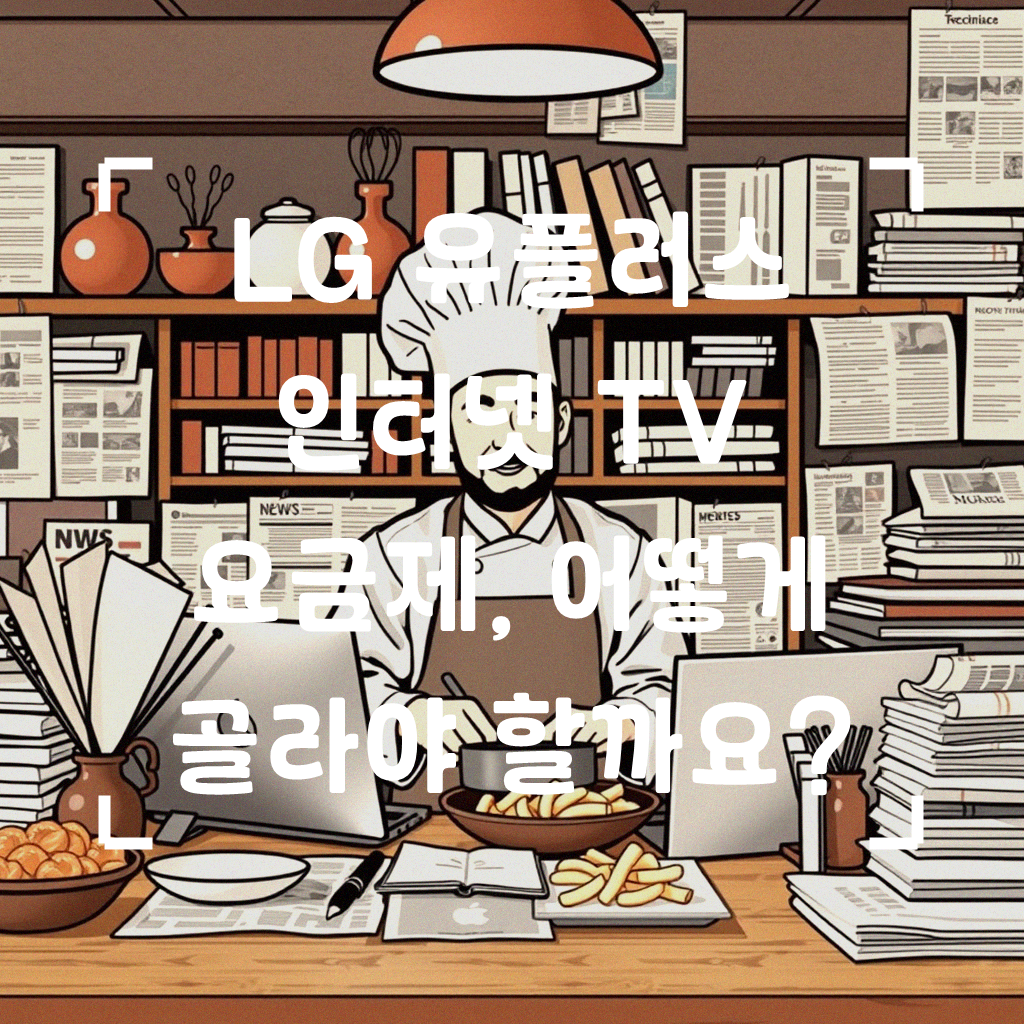 LG 유플러스 인터넷 TV 선택, 이것만 알면 쉬워요