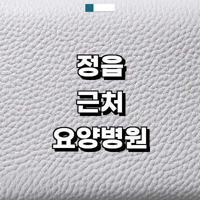 정읍시 요양병원