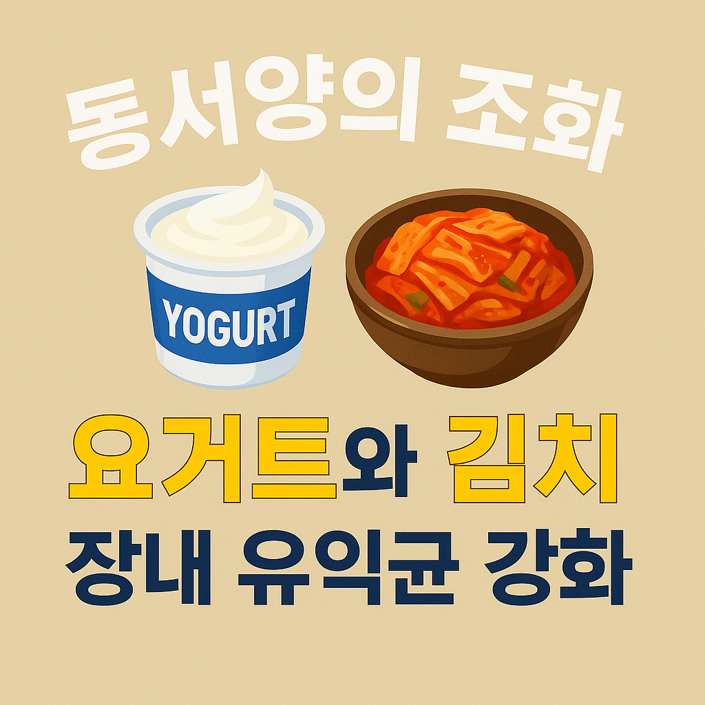 거트와 김치를 통한 장내 유익균 강화