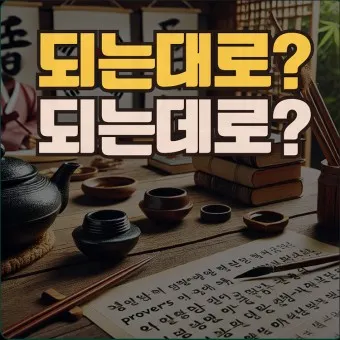 편한대로 편한데로 맞춤법 사용예시_21