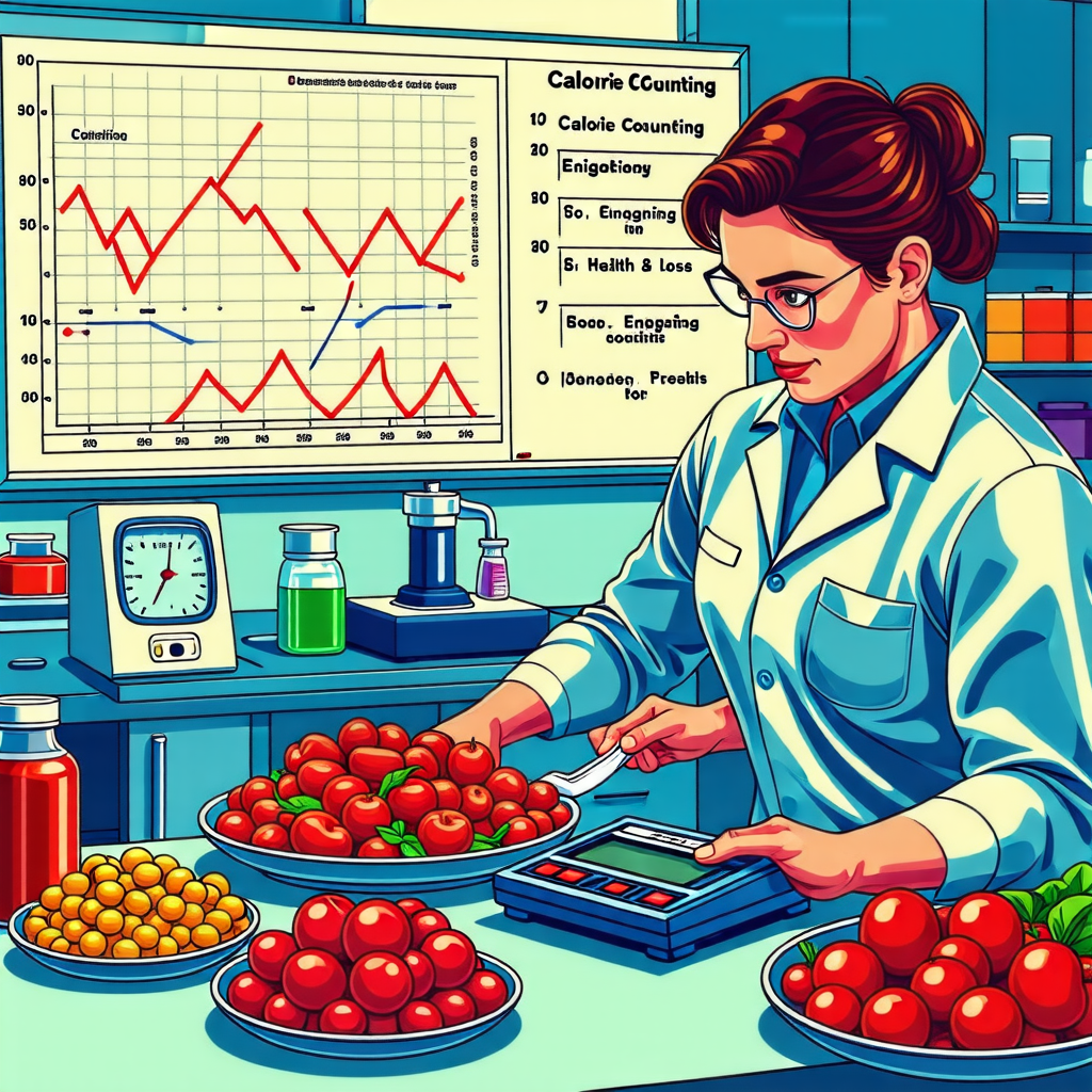 칼로리 계산만으로 살 뺄 수 있을까? 실험기록 공개 를 표현한 이미지