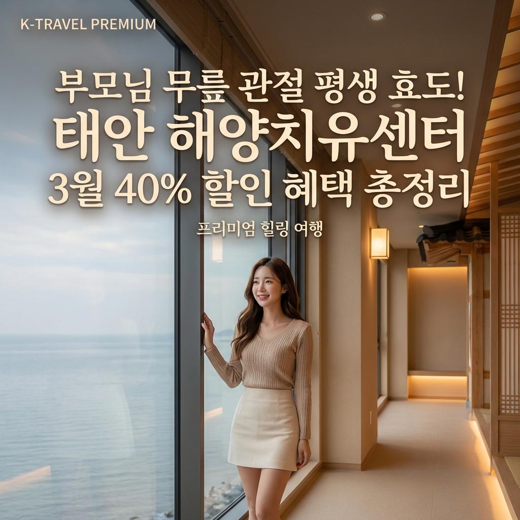 태안 해양치유센터 3월 할인 솔직 후기 부모님 관절 효도 여행 비용 공개 장단점 비교