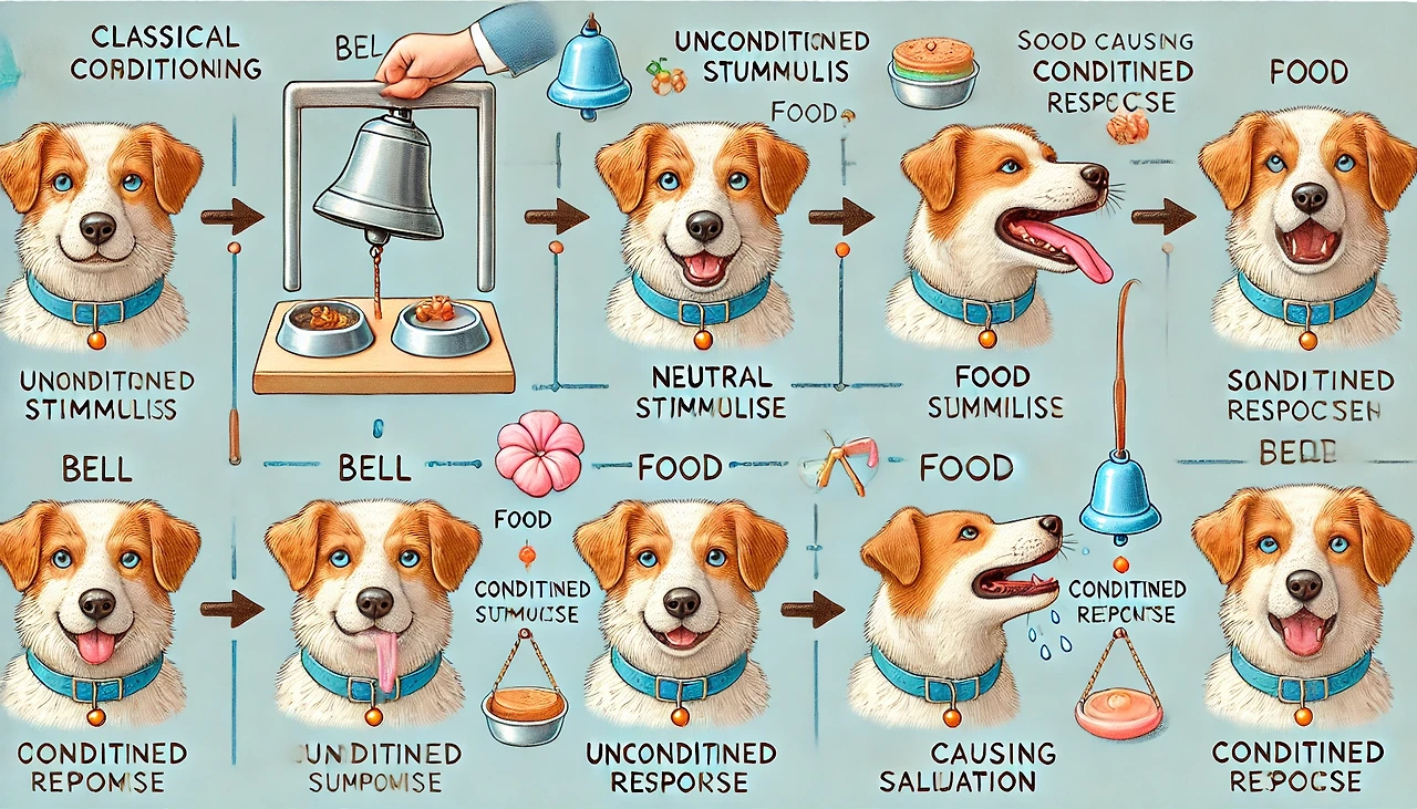 반려견 행동심리와 학습법: 파블로프의 고전적 조건형성 이해하기