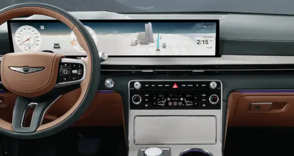 제네시스 gv80 디스플레이 화면