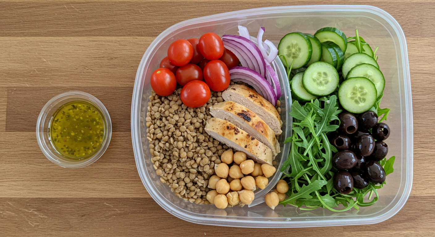 여름 다이어트 도시락 상큼한 지중해 스타일