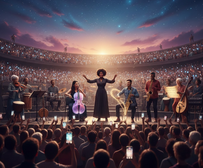 음악계의 다양성 관련 그림