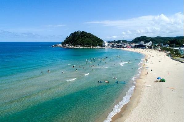 양양군 죽도해변 