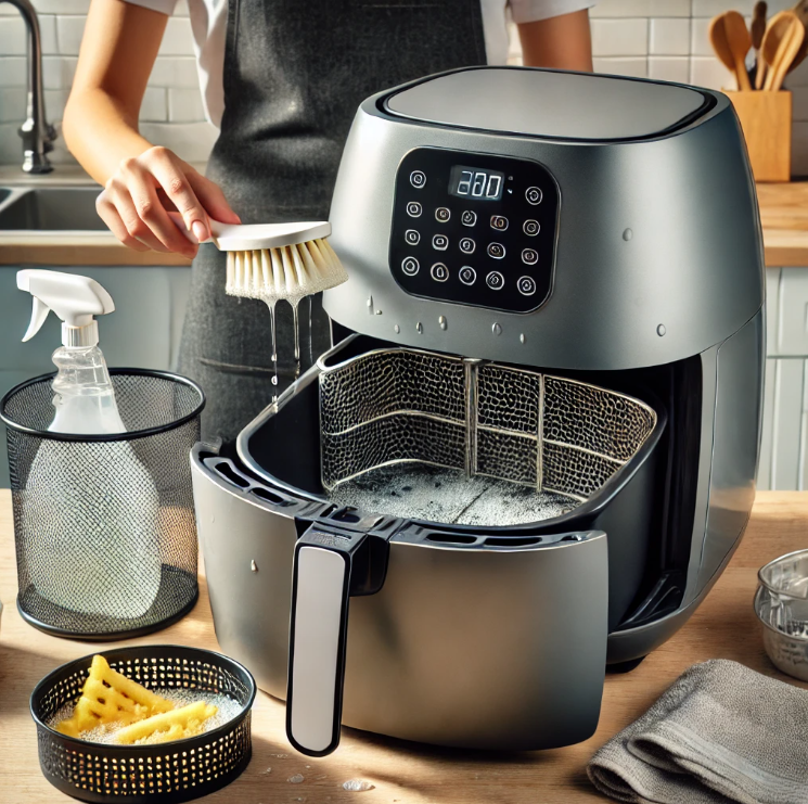 분해한 기기 구석 청소