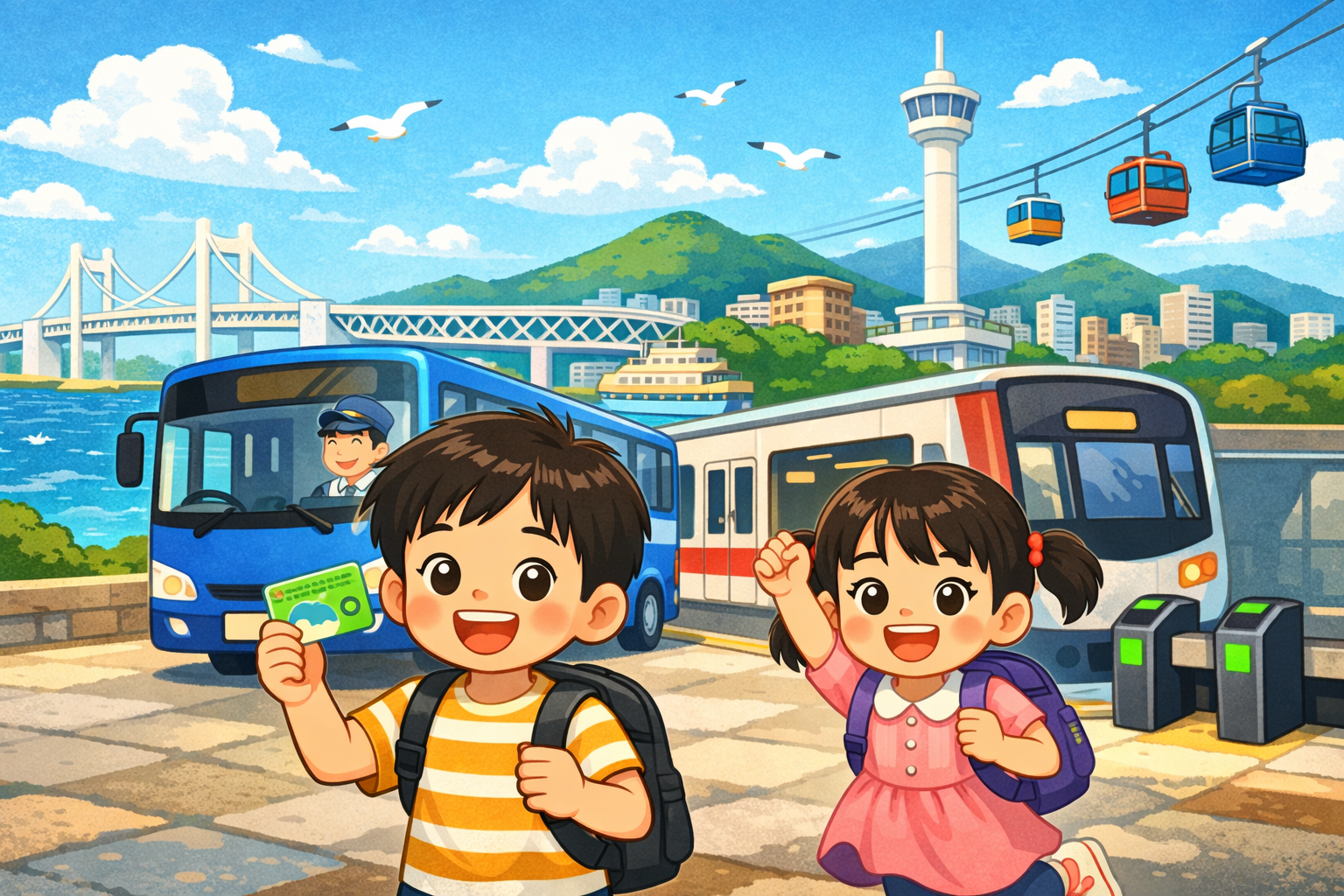부산 어린이 교통카드 신청방법 총정리|버스·지하철 요금 0원 조건과 등록 꿀팁 관련 사진