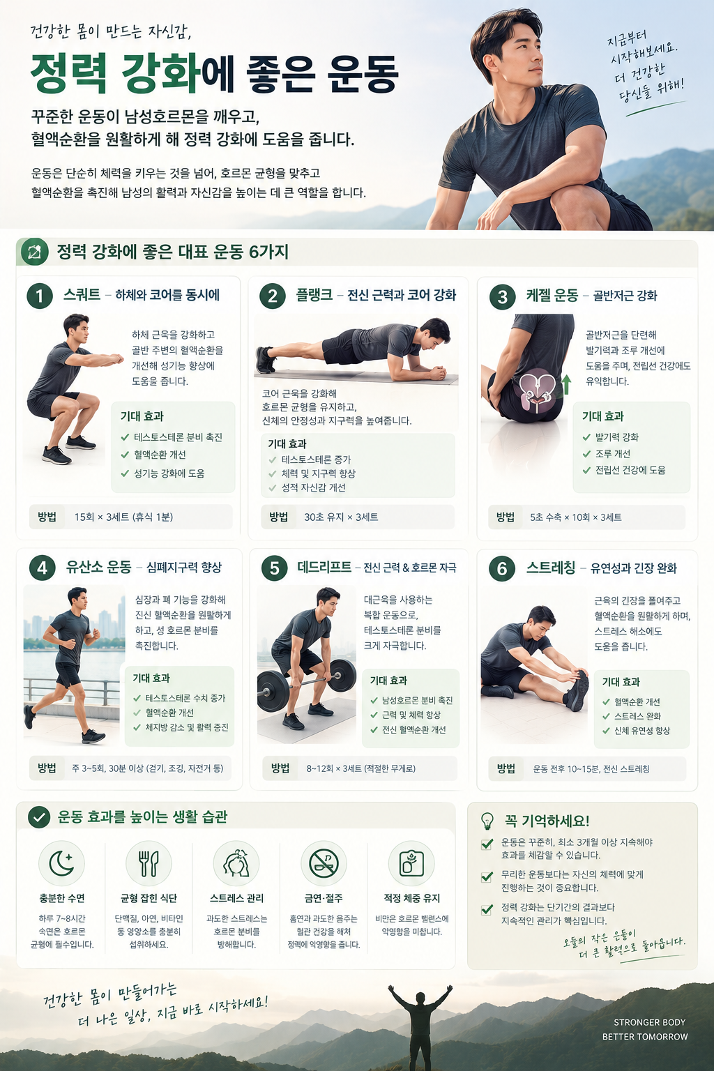 정력강화에 좋은 운동