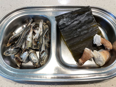 된장찌개 육수 재료