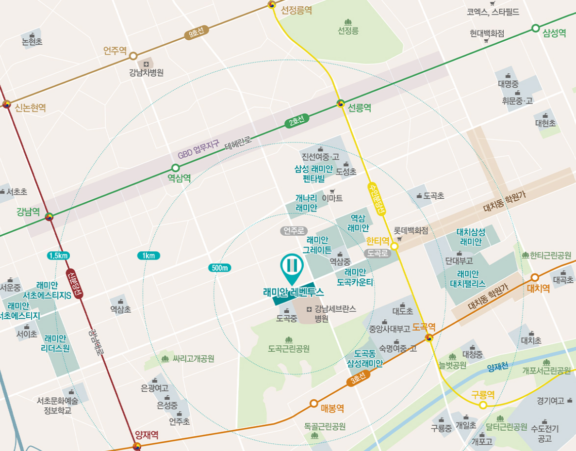 주변 입지도