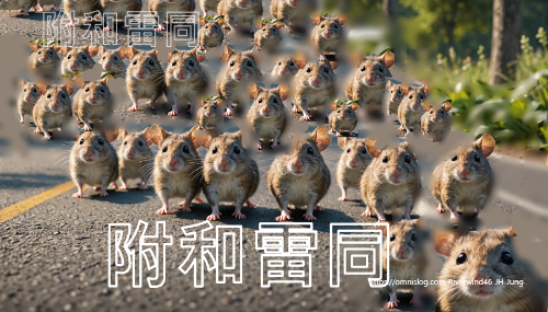 부화뇌동(附和雷同)