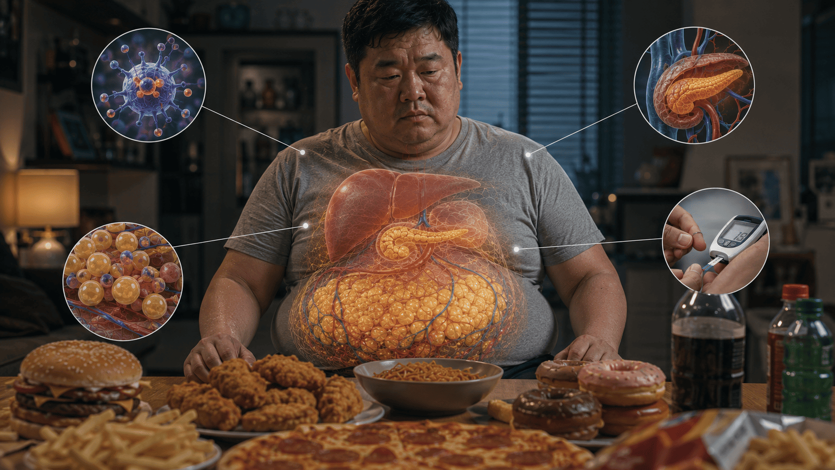 비만과 당뇨병의 구조적 연결과 인슐린 저항성