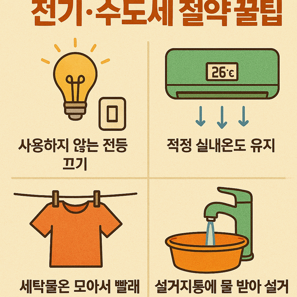 1인 가구 전기·수도세 절약 꿀팁 종합 가이드