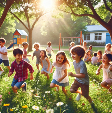 자연속에서 친구들과 놀고 있는 모습 관련 사진