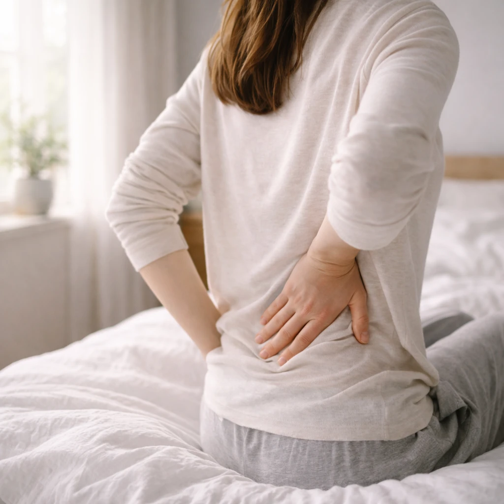 아침에 허리가 유난히 뻣뻣한 이유&amp;#44; 잠자는 자세만의 문제일까