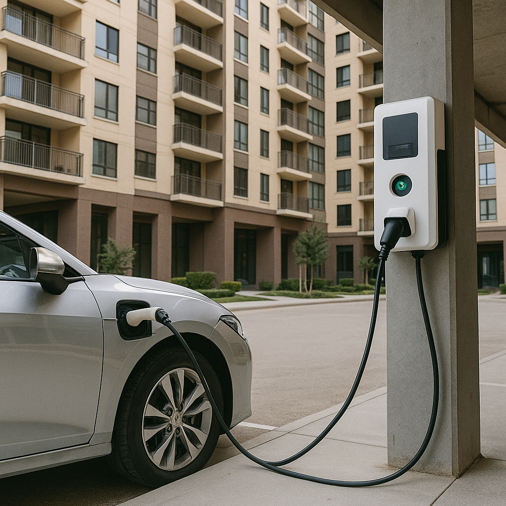 전기차 전용 아파트 충전 시스템 구축 사례