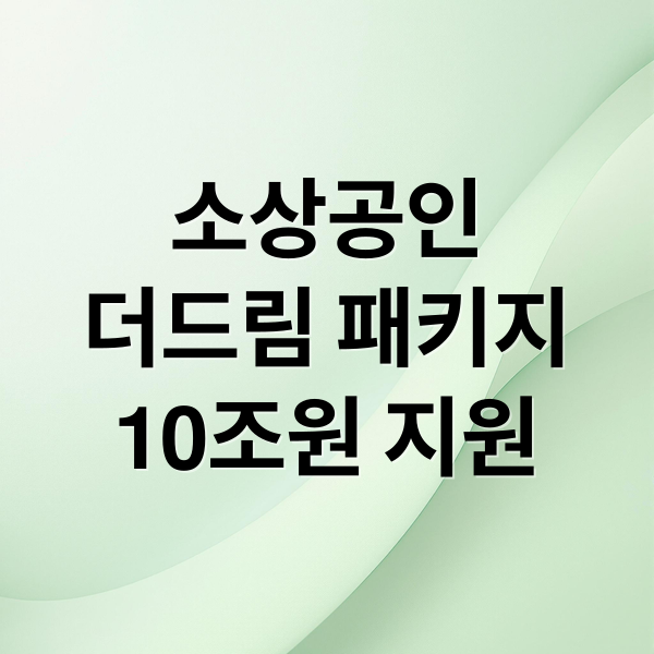 소상공인 더드림패키지